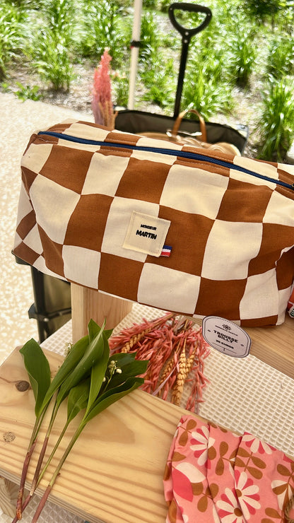 Trousse Billie – Grande trousse rectangulaire en coton