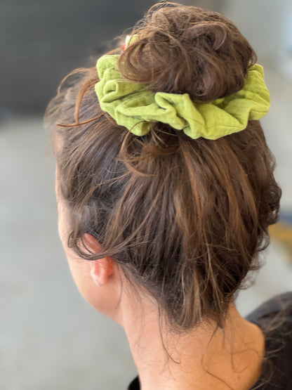 Chouchou en double gaz différentes couleurs