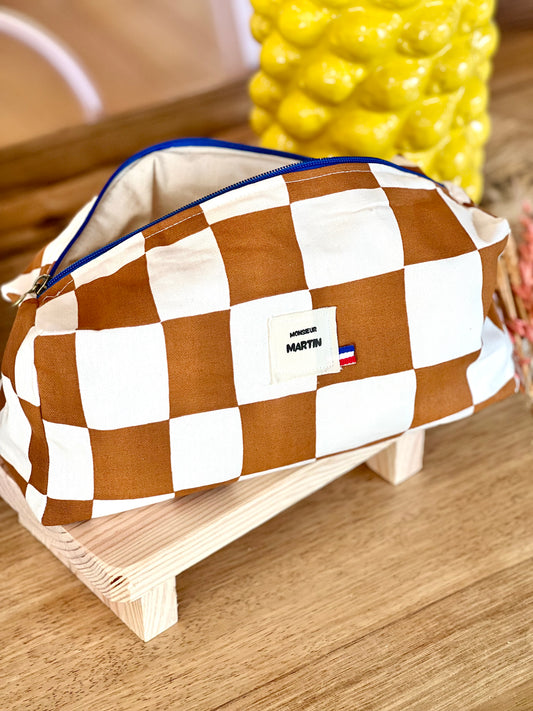 Trousse Billie – Grande trousse rectangulaire en coton