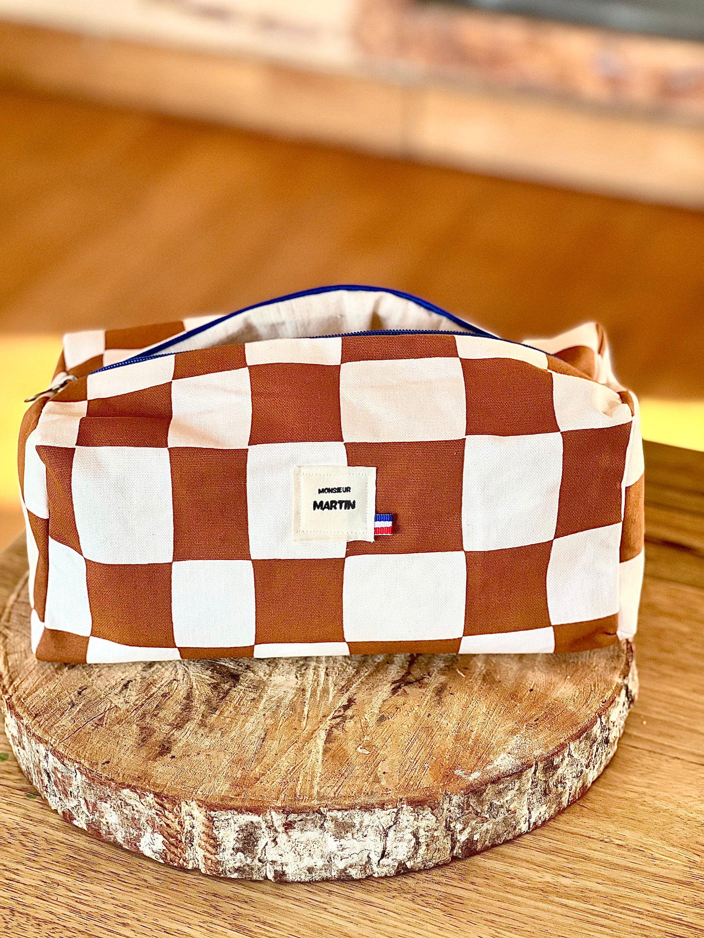 Trousse Billie – Grande trousse rectangulaire en coton