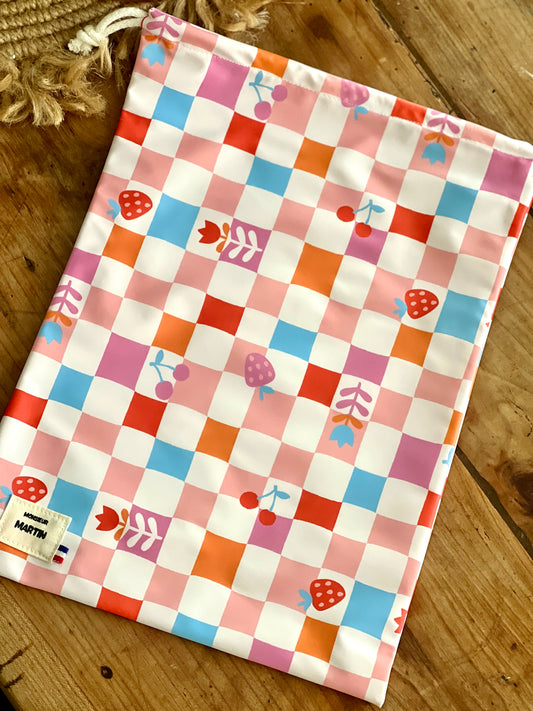 Grande pochette imperméable – Pochette colorée multifonction pour plage et piscine