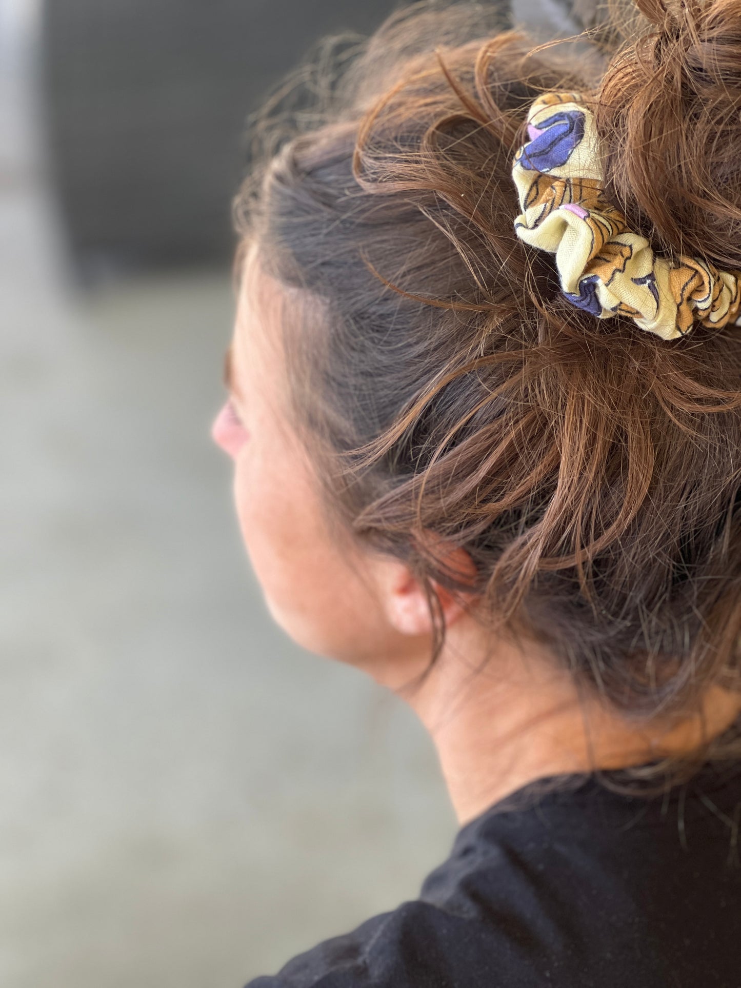 Chouchou en double gaz différentes couleurs