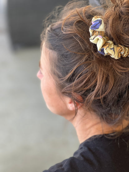 Chouchou en double gaz différentes couleurs