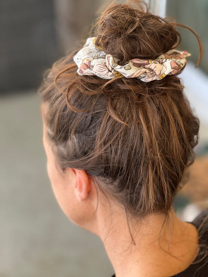 Chouchou en double gaz différentes couleurs