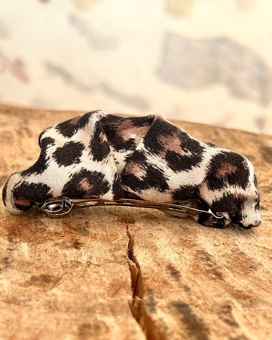 🐆 Barrette à Clip Léopard – Élégance Sauvage & Style Assuré