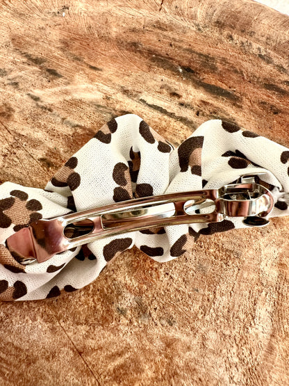 🐆 Barrette à Clip Léopard – Élégance Sauvage & Style Assuré